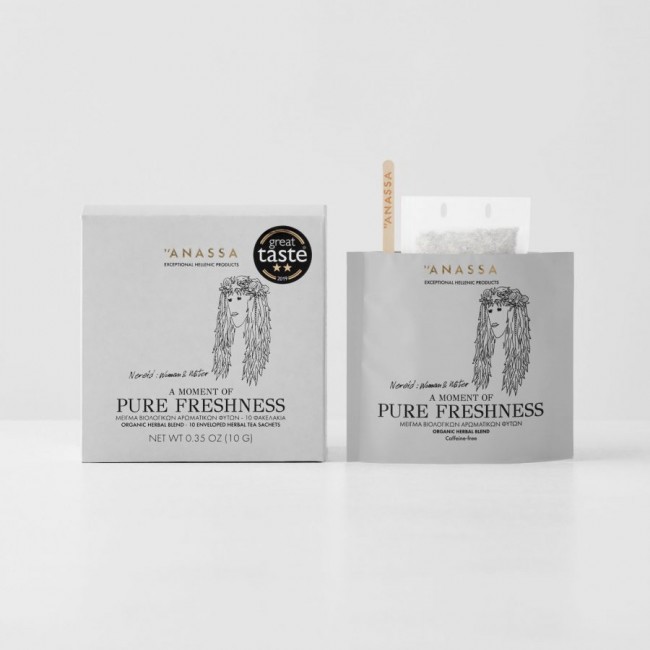 Ceai infuzie - Pure Freshness - 10 pliculete - Anassa