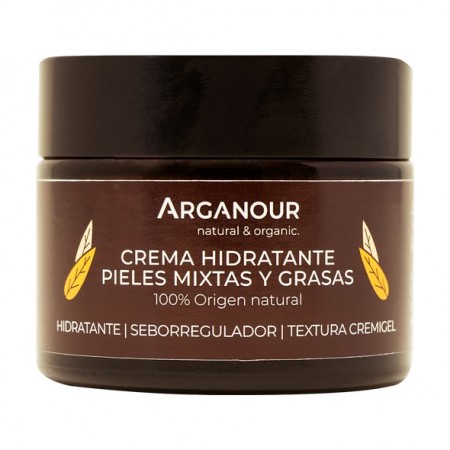 Crema hidratanta de ZI pentru ten gras si mixt - 50 ml - Arganour Crema hidratanta de ZI pentru ten gras si mixt - 50 ml - Arganour