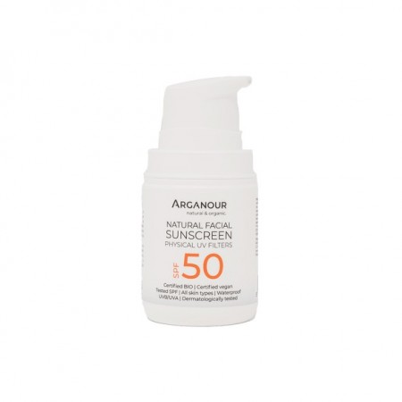 Crema cu protectie solara SPF 50 - 50 ml - Arganour Crema cu protectie solara SPF 50 - 50 ml - Arganour