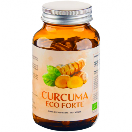 Supliment alimentar - Curcuma - ECO FORTE - 400mg - 120 tablete - Aronia Charlottenburg Supliment alimentar - Curcuma - ECO FORTE - 400mg - 120 tablete - Aronia Charlottenburg