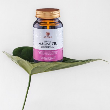 Supliment alimentar - Magneziu - Bisglicinat - 60 tablete - Aronia Charlottenburg