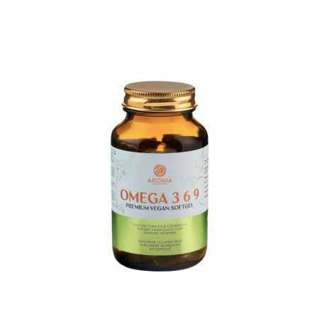 Supliment alimentar - Omega 3, 6 SI 9 - 1000 MG - 60 tablete - Aronia Charlottenburg