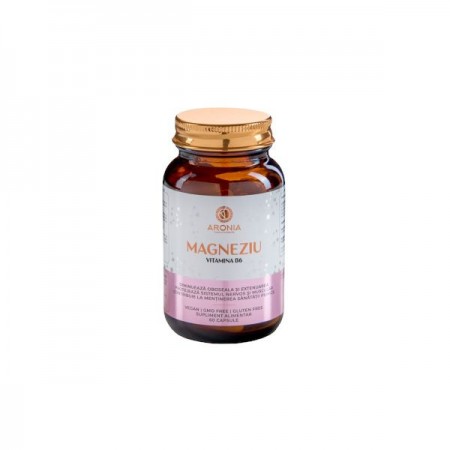Supliment alimentar - Magneziu 375mg cu Vitamina B6 - 60 tablete - Aronia Charlottenburg Supliment alimentar - Magneziu 375mg cu Vitamina B6 - 60 tablete - Aronia Charlottenburg