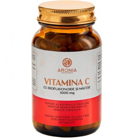 Supliment alimentar - Vitamina C - 1000mg - 60 tablete - Aronia Charlottenburg Supliment alimentar - Vitamina C - 1000mg - 60 tablete - Aronia Charlottenburg