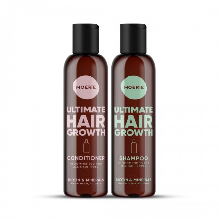 Pachet reparator pentru cresterea parului - Set 2 produse - Moérie