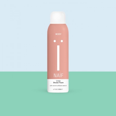 Gel de dus sub forma de spuma - Linen - Adulti - 200ml - Naïf Gel de dus sub forma de spuma - Linen - Adulti - 200ml - Naïf