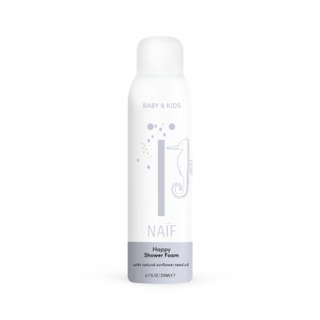 Gel de dus sub forma de spuma - Happy Foam - bebelusi si copii - 200ml - Naïf Gel de dus sub forma de spuma - Happy Foam - bebelusi si copii - 200ml - Naïf