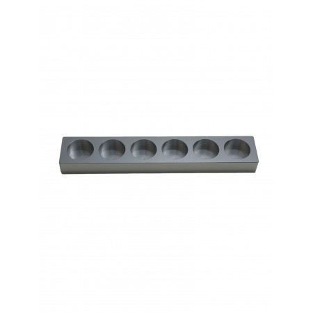 Suport pentru uleiuri esentiale din aluminiu oxidat - Argintiu - simplu Suport pentru uleiuri esentiale din aluminiu oxidat - Argintiu - simplu