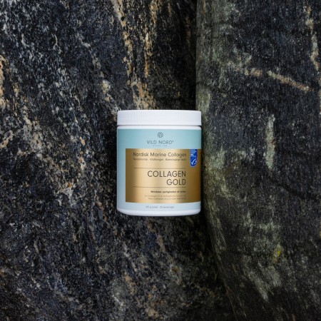 Set 2 bucati - COLAGEN MARIN HIDROLIZAT GOLD pentru OASE SI PIELE - 165gr - Vild Nord