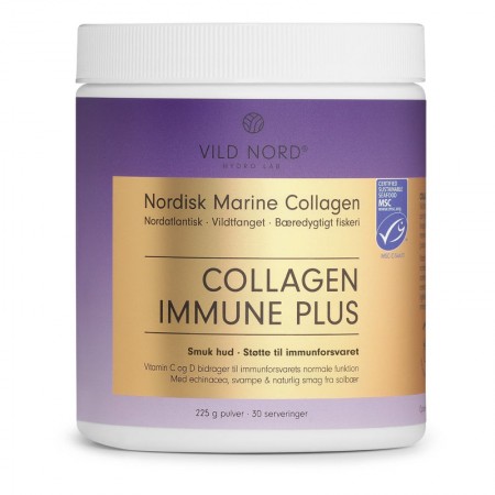 COLAGEN HIDROLIZAT DE TIP 1 - IMUNE REMEDY  pentru OASE, PIELE SI IMUNITATE - Vit C+Vit D - 225 gr - Vild Nord COLAGEN HIDROLIZAT DE TIP 1 - IMUNE REMEDY  pentru OASE, PIELE SI IMUNITATE - Vit C+Vit D - 225 gr - Vild Nord
