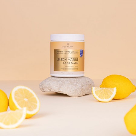 COLAGEN HIDROLIZAT DE TIP 1 cu certificare MSC - LEMON - 170gr - Vild Nord